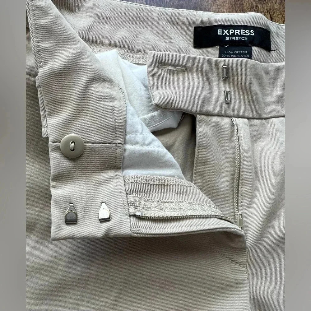 Express STRETCH | ladies khaki slacks, pants. Size: 5/6R - Picture 7 of 11